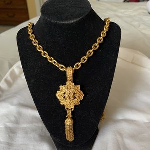 Chanel Vintage Necklace with Tassel Pendant